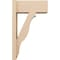 Ekena Millwork 8-in W x 18-in D x 30-in H Funston Block Rough Cedar Woodgrain TimberThane Outlooker, Primed Tan OUTUR080X18X30FST44RCPR - alternate 3
